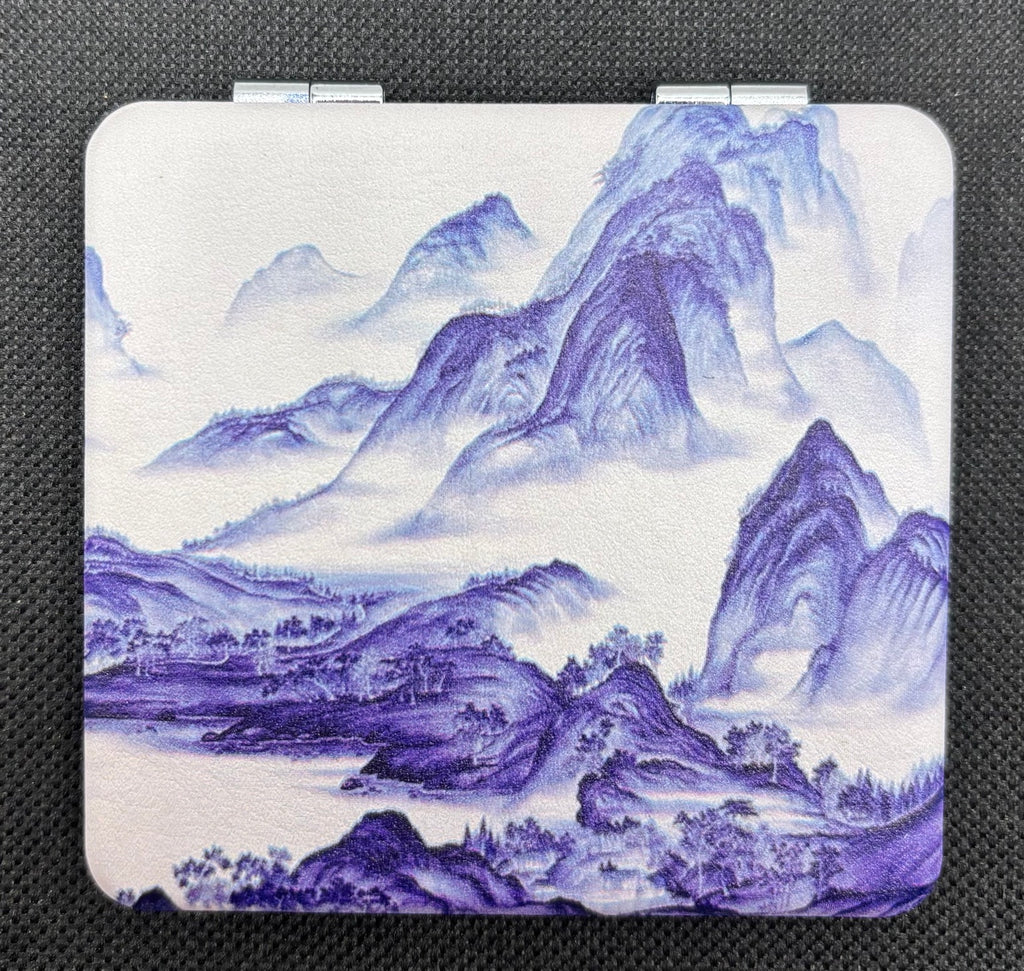 Beautiful Misty Mountains Bead Case on dark fabric