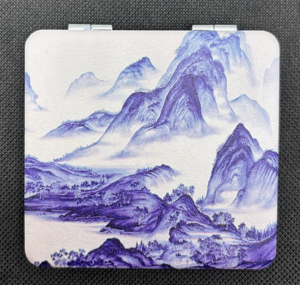 Beautiful Misty Mountains Bead Case on dark fabric