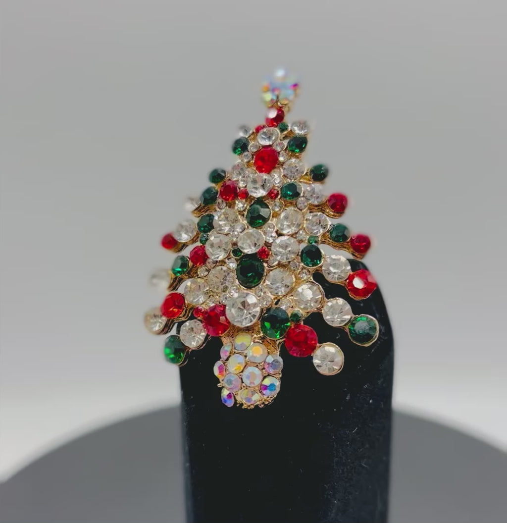 Crystal Encrusted Tree Needle Minder