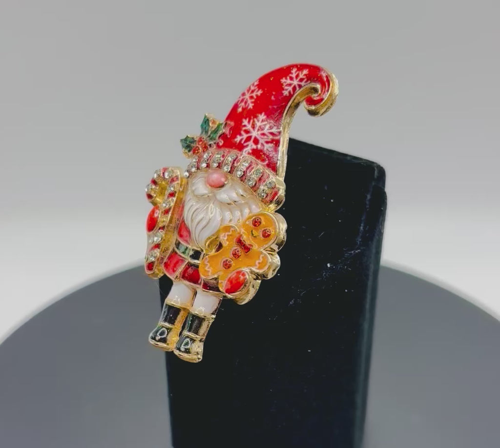 Cute Red Hat Gnome Needle Minder
