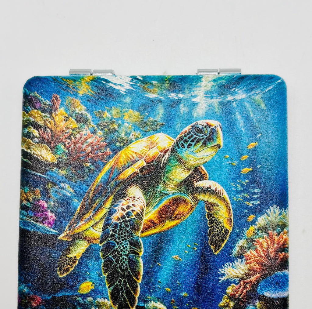 Gorgeous Sea Turtle Bead Case on white background